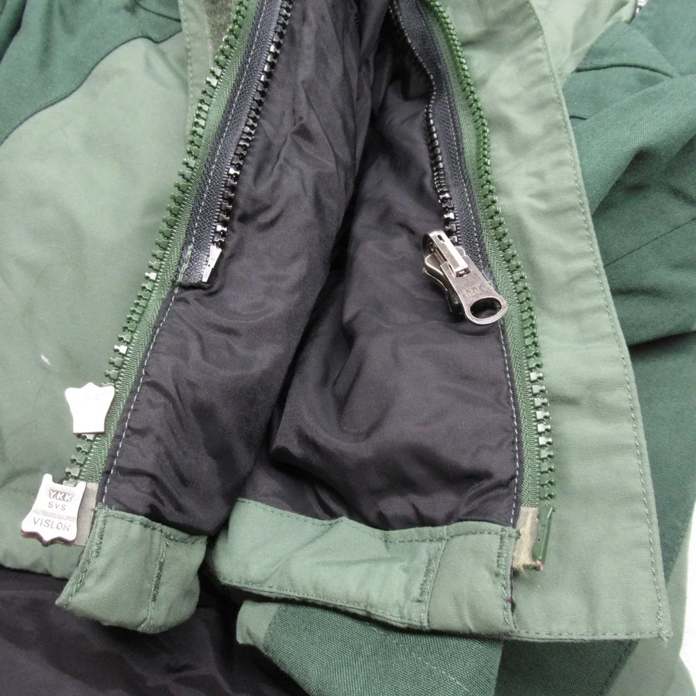 North Face GoreTex Jacket Womens XS Green 3 in 1 Shell Waterproof Rugged Coat - Picture 12 of 16